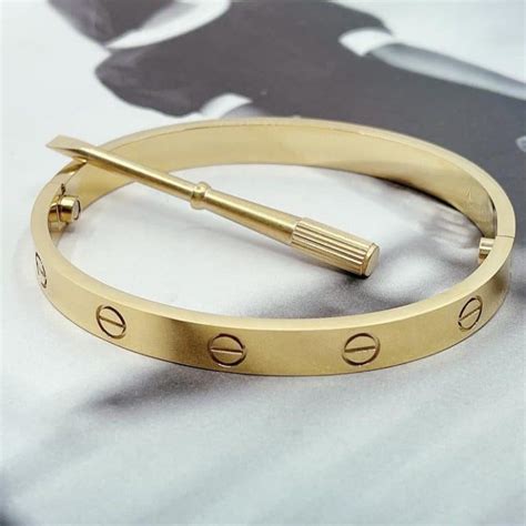 women's cartier love bracelet dupe|cartier love bracelet look real.